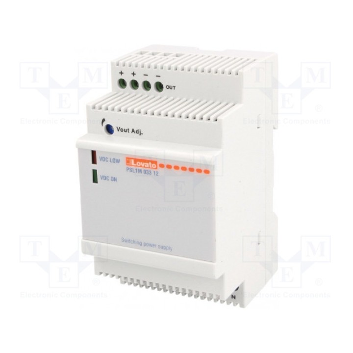Блок питания импульсный 33Вт 12ВDC LOVATO ELECTRIC PSL1M03312 (PSL1M03312)
