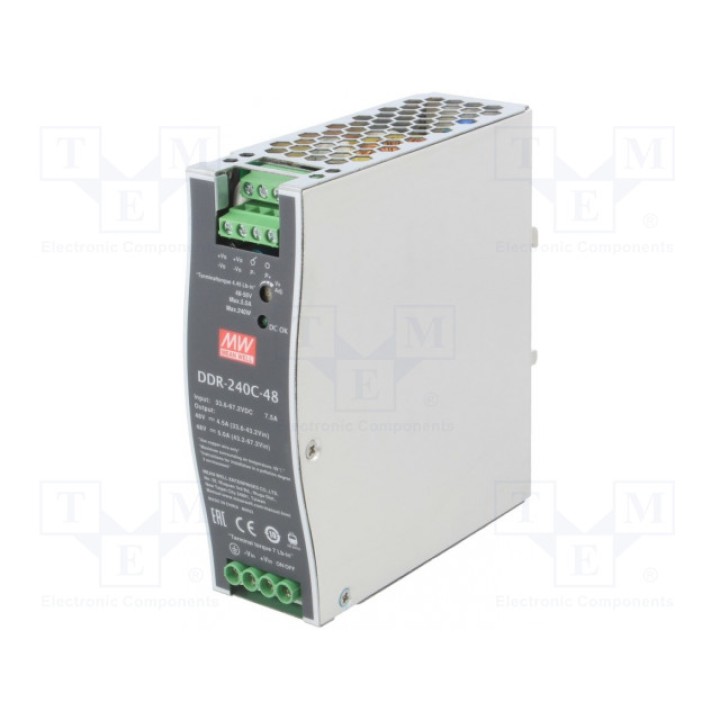 Блок питания DC/DC 240Вт MEAN WELL DDR-240C-48 (DDR-240C-48)