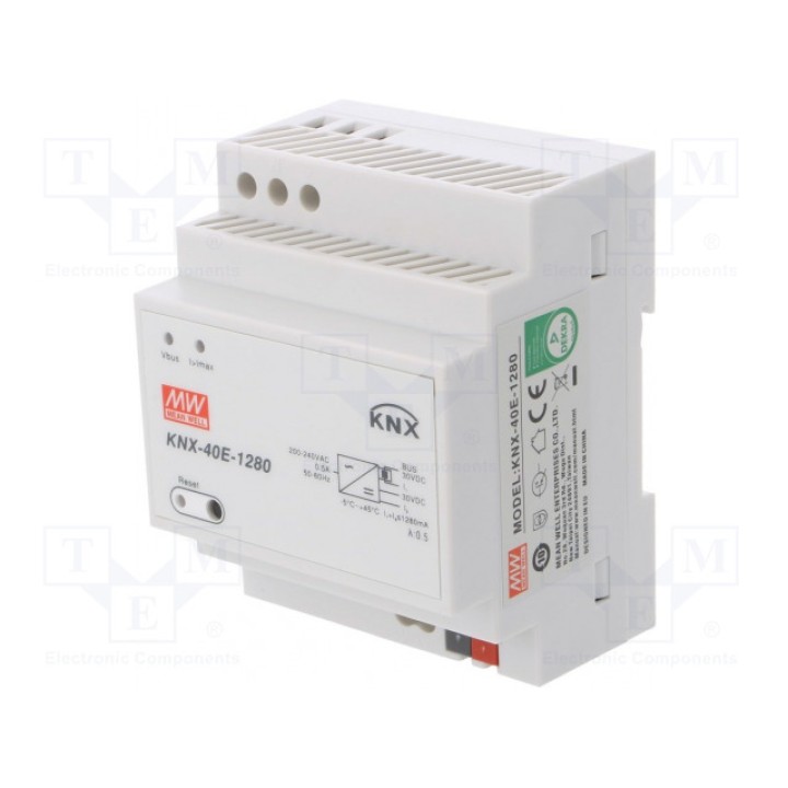 Блок питания KNX / EIB 38,4Вт MEAN WELL KNX-40E-1280 (KNX-40E-1280)