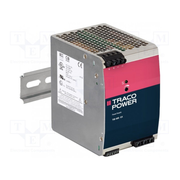Блок питания импульсный 480Вт TRACO POWER TIB 480-124EX (TIB480-124EX)