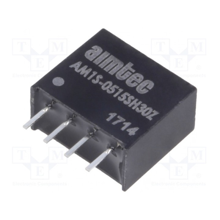 Преобразователь DC/DC 1Вт AIMTEC AM1S-0515SH30Z (AM1S-0515SH30Z)