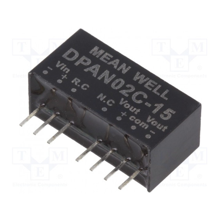 Преобразователь DC/DC MEAN WELL DPAN02C-15 (DPAN02C-15)