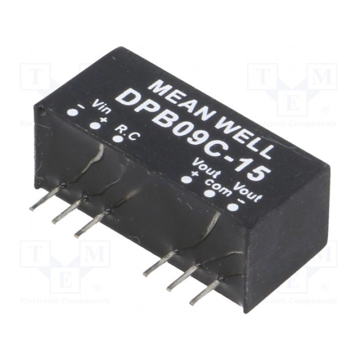 Преобразователь DC/DC MEAN WELL DPB09C-15 (DPB09C-15)