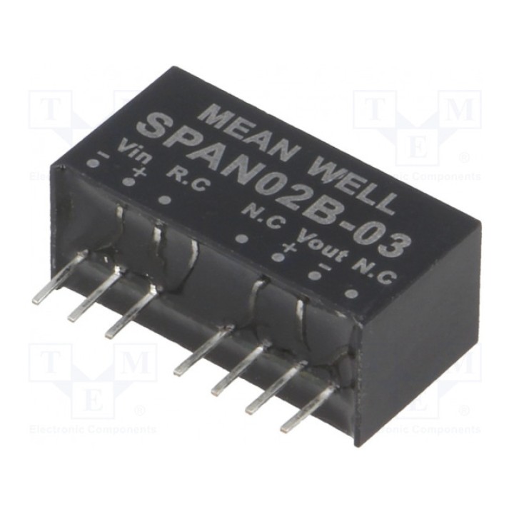 Преобразователь DC/DC MEAN WELL SPAN02B-03 (SPAN02B-03)