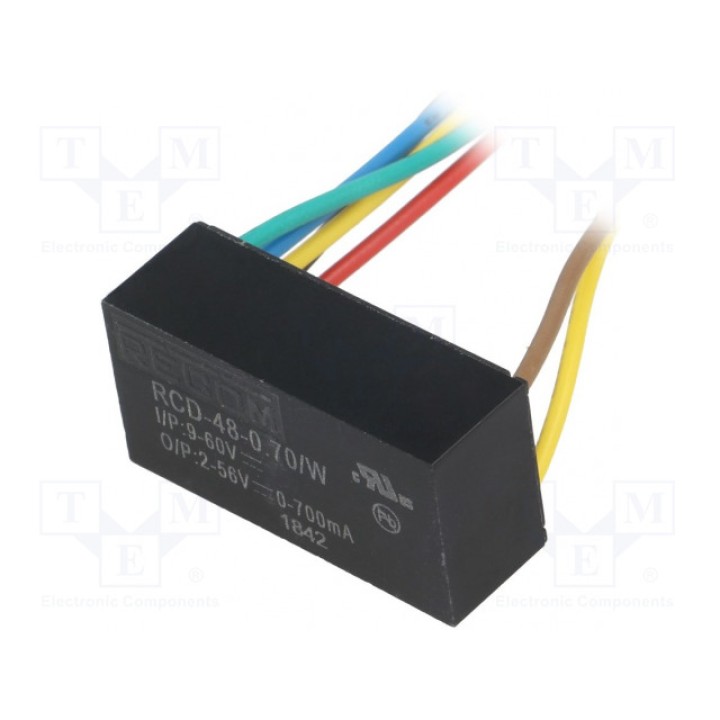 Преобразователь DC/DC RECOM RCD-48-0.70W (RCD-48-0.70-W)