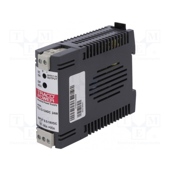 Преобразователь DC/DC 24Вт TRACO POWER TCL 012-124 DC (TCL012-124DC)