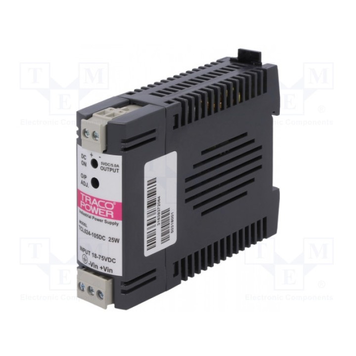 Преобразователь DC/DC 24Вт TRACO POWER TCL 024-105 DC (TCL024-105DC)