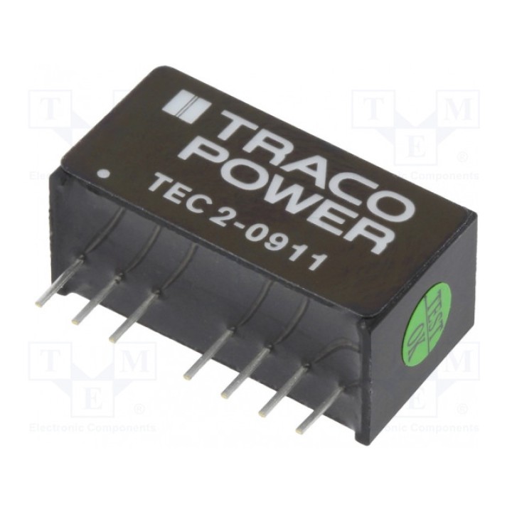 Преобразователь DC/DC 2Вт TRACO POWER TEC 2-0911 (TEC2-0911)