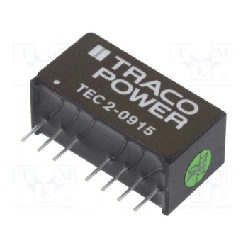 Преобразователь DC/DC 2Вт TRACO POWER TEC2-0915