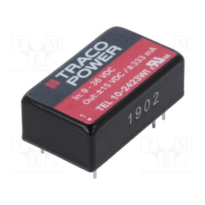 Преобразователь DC/DC TRACO POWER TEL 10-2423WI (TEL10-2423WI)