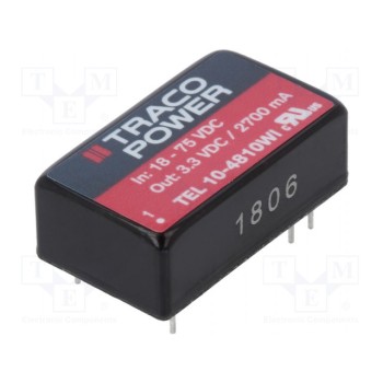 Преобразователь DC/DC 10Вт TRACO POWER TEL10-4810WI