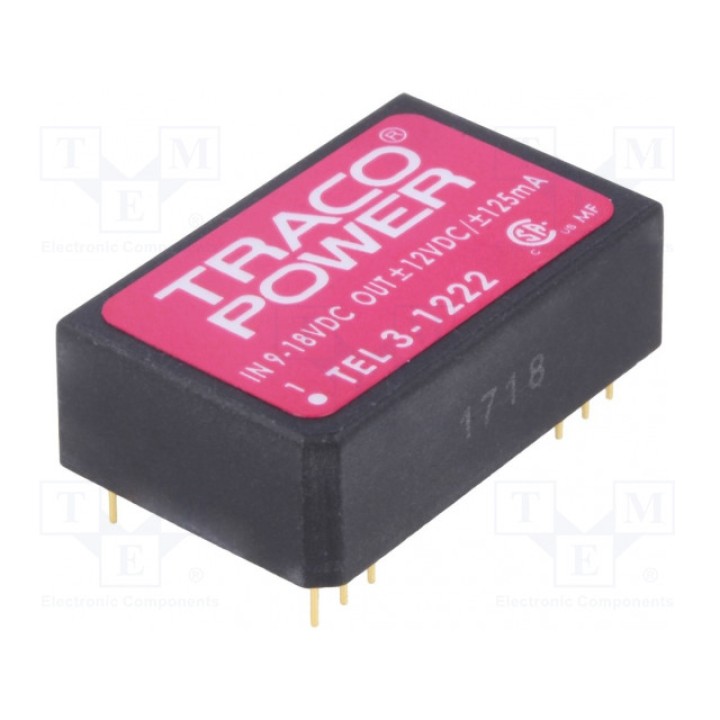 Преобразователь DC/DC TRACO POWER TEL 3-1222 (TEL3-1222)