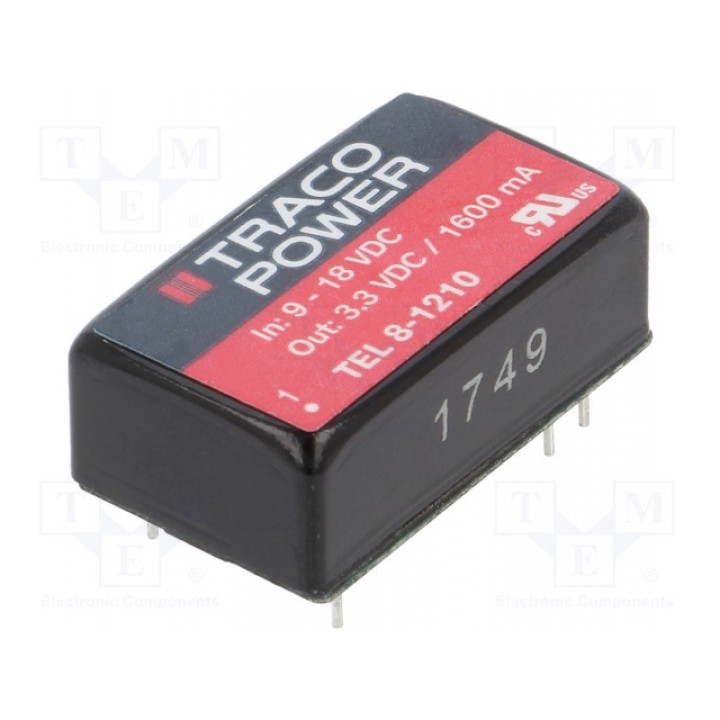 Преобразователь DC/DC TRACO POWER TEL 8-1210 (TEL8-1210)