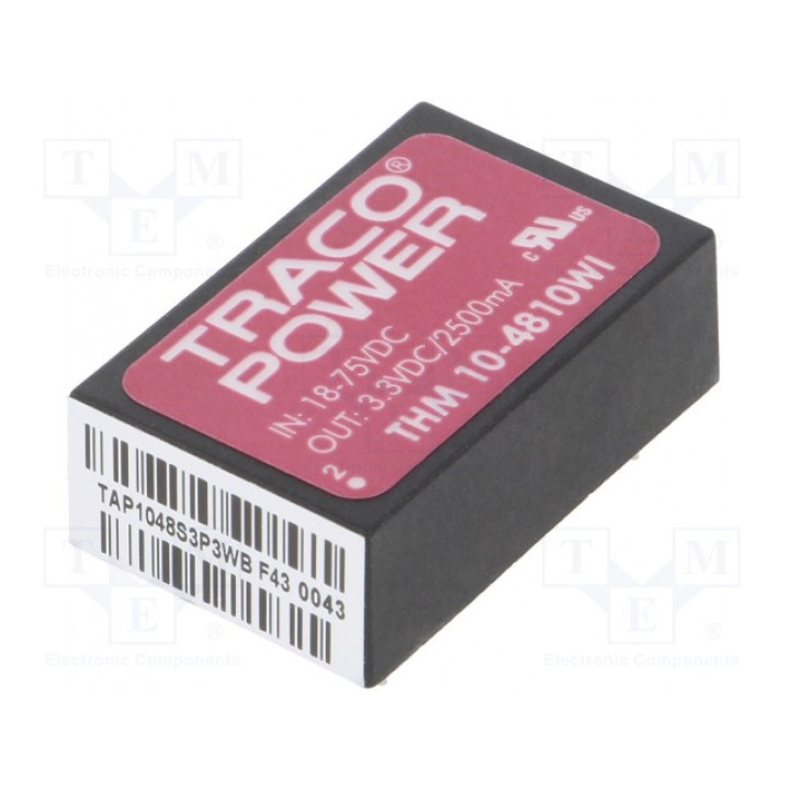 Преобразователь DC/DC TRACO POWER THM 10-4810WI (THM10-4810WI)