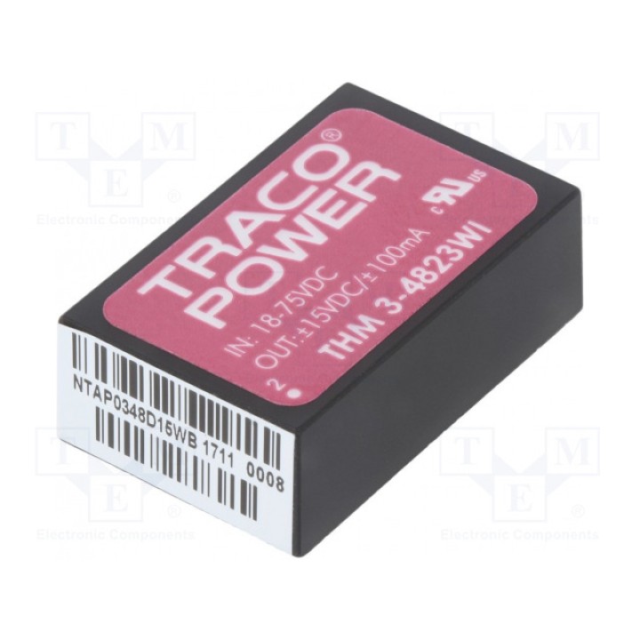 Преобразователь DC/DC TRACO POWER THM 3-4823WI (THM3-4823WI)