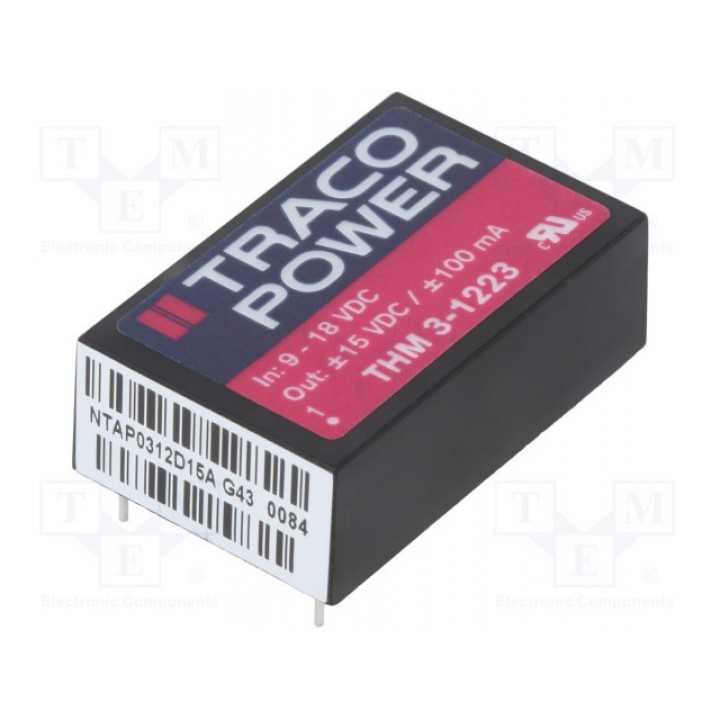 Преобразователь DC/DC TRACO POWER THM 6-1223 (THM6-1223)