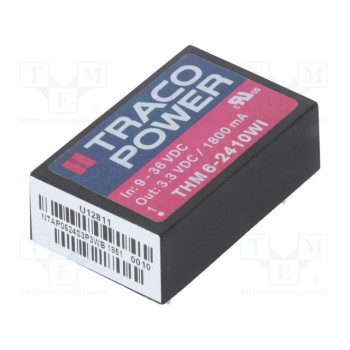 Преобразователь DC/DC 6Вт TRACO POWER THM6-2410WI