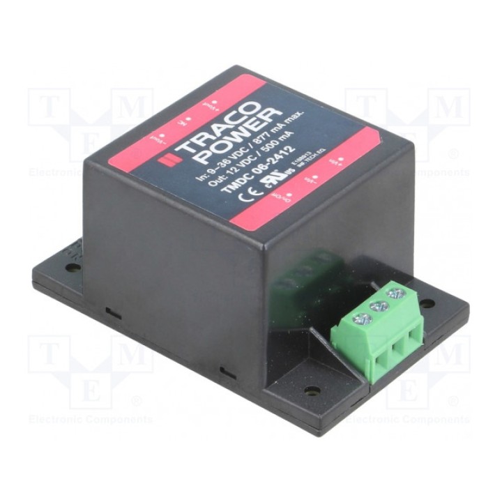 Преобразователь DC/DC TRACO POWER TMDC 06-2412 (TMDC06-2412)