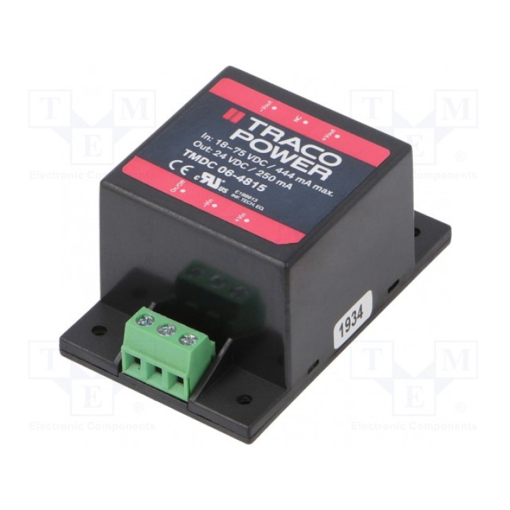 Преобразователь DC/DC TRACO POWER TMDC 06-4815 (TMDC06-4815)