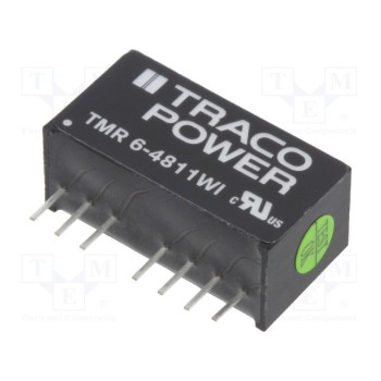 Преобразователь DC/DC 6Вт TRACO POWER TMR6-4811WI