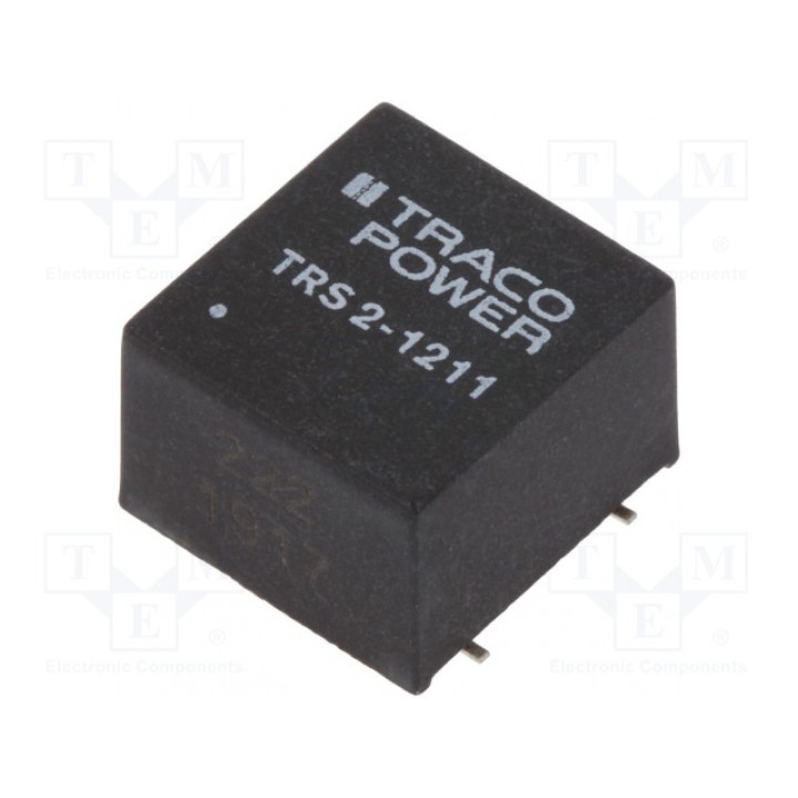 Преобразователь DC/DC 2Вт Uвх 9-18В TRACO POWER TRS 2-1211 (TRS2-1211)