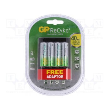 Зарядные устройства для аккумуляторов GP GP-U421-4X2100