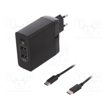 Зарядное устройство USB LVSUN LS-QW45-PD-BK