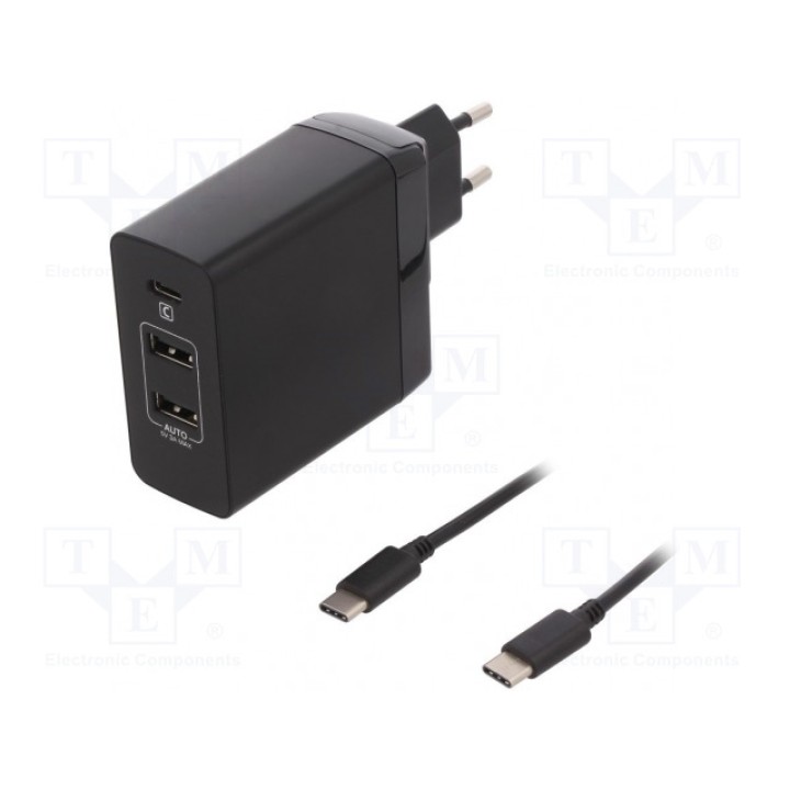 Зарядное устройство USB LVSUN LS-QW45-PD-BK (LS-QW45-PD-BK)