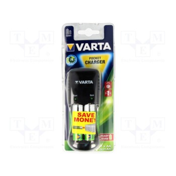 Зарядные устройства для аккумуляторов VARTA POCKET-CHAR-4X2100