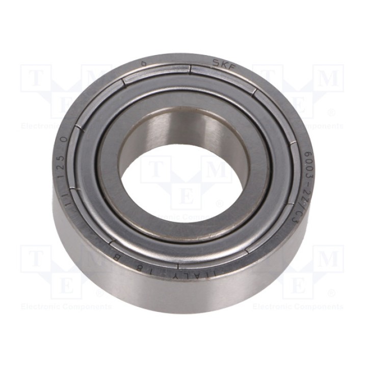 Подшипник шариковый однорядный SKF 6003-2ZC3 SKF (SKF6003-2Z-C3)