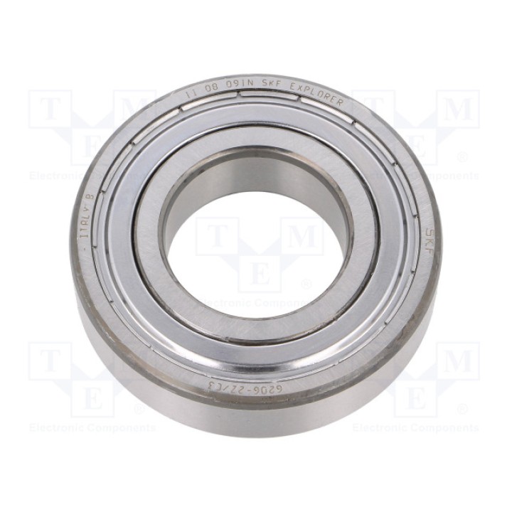 Подшипник шариковый однорядный SKF 6206-2ZC3 SKF (SKF6206-2Z-C3)