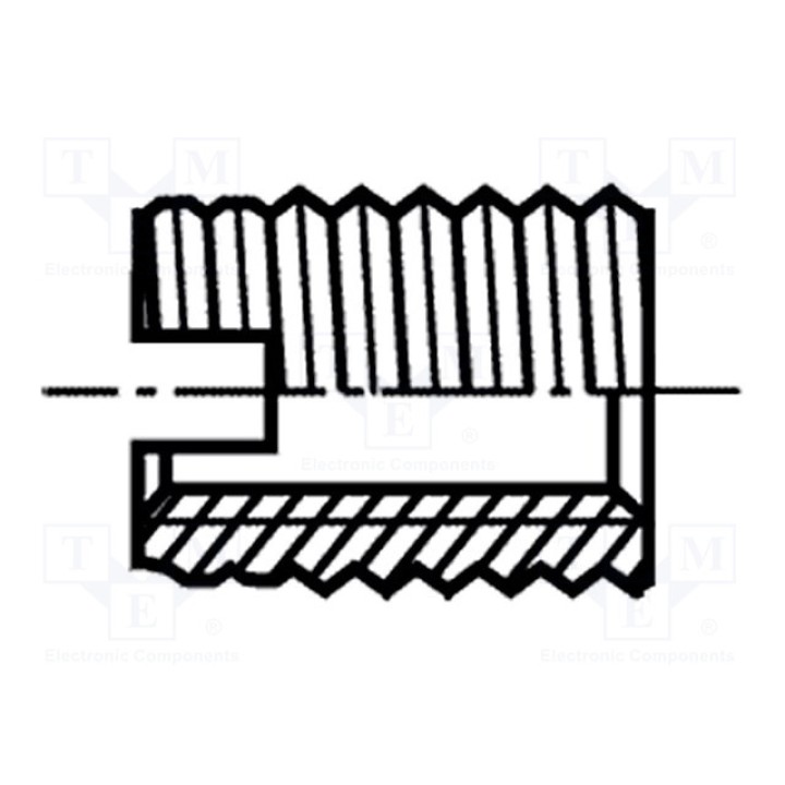 Втулка резьбовая BOSSARD 1472267 (B4-BN2708)