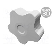 Ручка зажимная Диам 40мм ELESA+GANTER VCT.40P-M8X20-C9