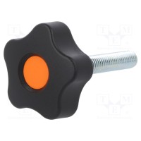 Ручка зажимная Диам 40мм ELESA+GANTER VCT.40P-M8X40-C2