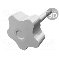 Ручка зажимная Диам 40мм ELESA+GANTER VCT.40P-M8X50-C9