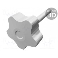 Ручка зажимная Диам 40мм ELESA+GANTER VCT.40P-M8X55-C3