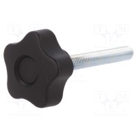 Ручка зажимная Диам 40мм ELESA+GANTER VCT.40P-M8X55-C9