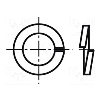 Шайба пружинная BOSSARD B10-BN5258
