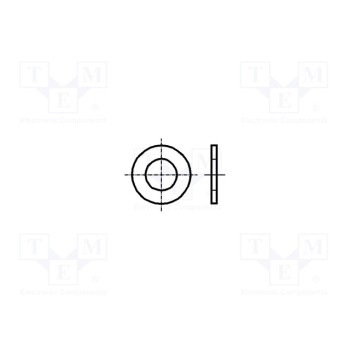 Шайба круглая M12 D=30мм BOSSARD B12-BN735