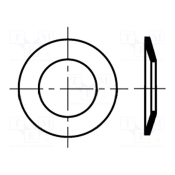 Шайба пружинная BOSSARD B12-BN801