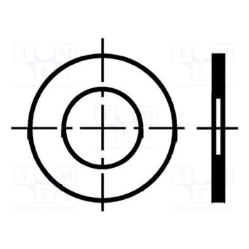 Шайба круглая M14 BOSSARD B14X01-BN748