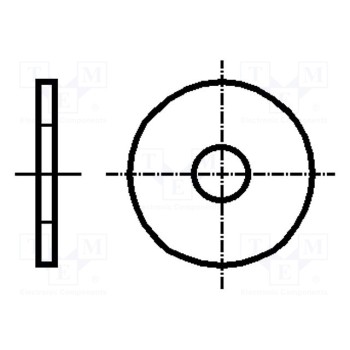 Шайба круглая M16 D=50мм BOSSARD B16-BN729