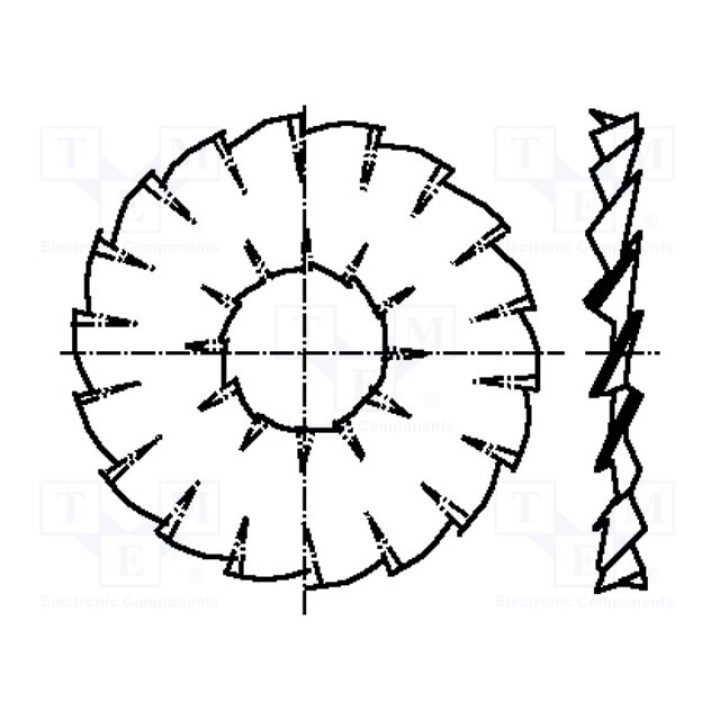 Шайба BOSSARD 1278371 (B4-BN783)