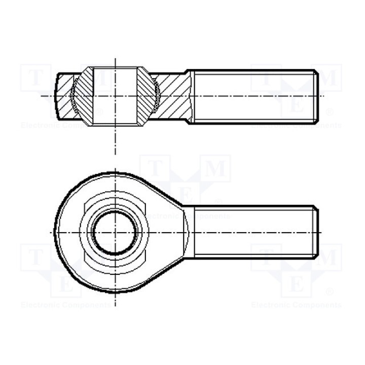 Шарнирная головка BOSSARD B12BN34 (B12-BN34)