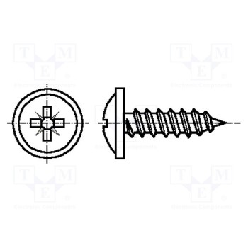 Винт 2,9x6,5 BOSSARD B2.9X6.5-BN14072