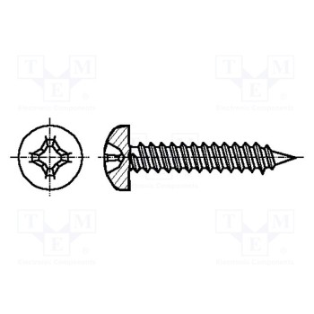 Винт 2,9x6,5 BOSSARD B2.9X6.5-BN994