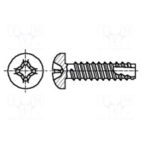 Винт 2,9x9,5 BOSSARD B2.9X9.5-BN1016