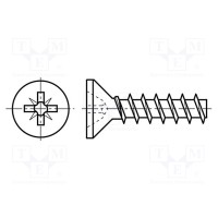Винт для термопластов BOSSARD B3X8-BN82427