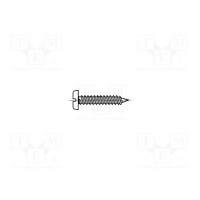 Винт 4,2x9,5 Головка цилиндрическая BOSSARD B4.2X9.5-BN941