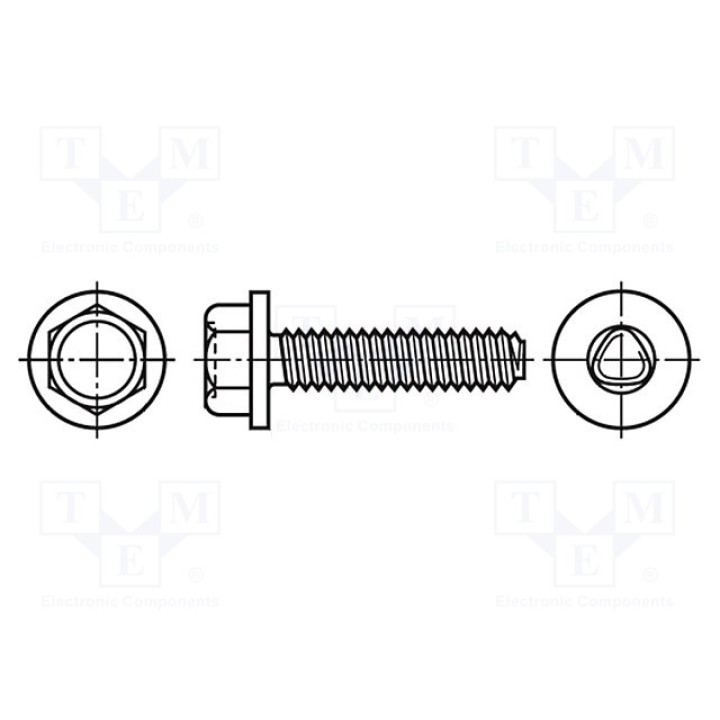 Винт BOSSARD 1659324 (B6X10-BN10812)